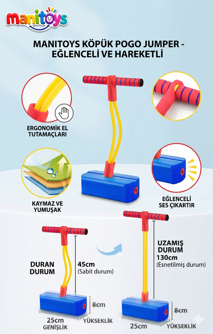 Manitoys Pogo Zıpzıp – Çocuk Denge ve Zıplama Oyuncağı